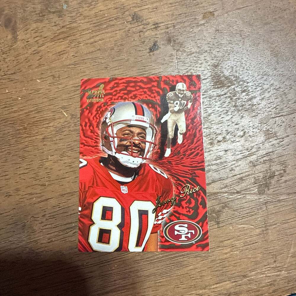 1999 Pacific Aurora Jerry Rice #129 San Francisco 49ers Football Card
